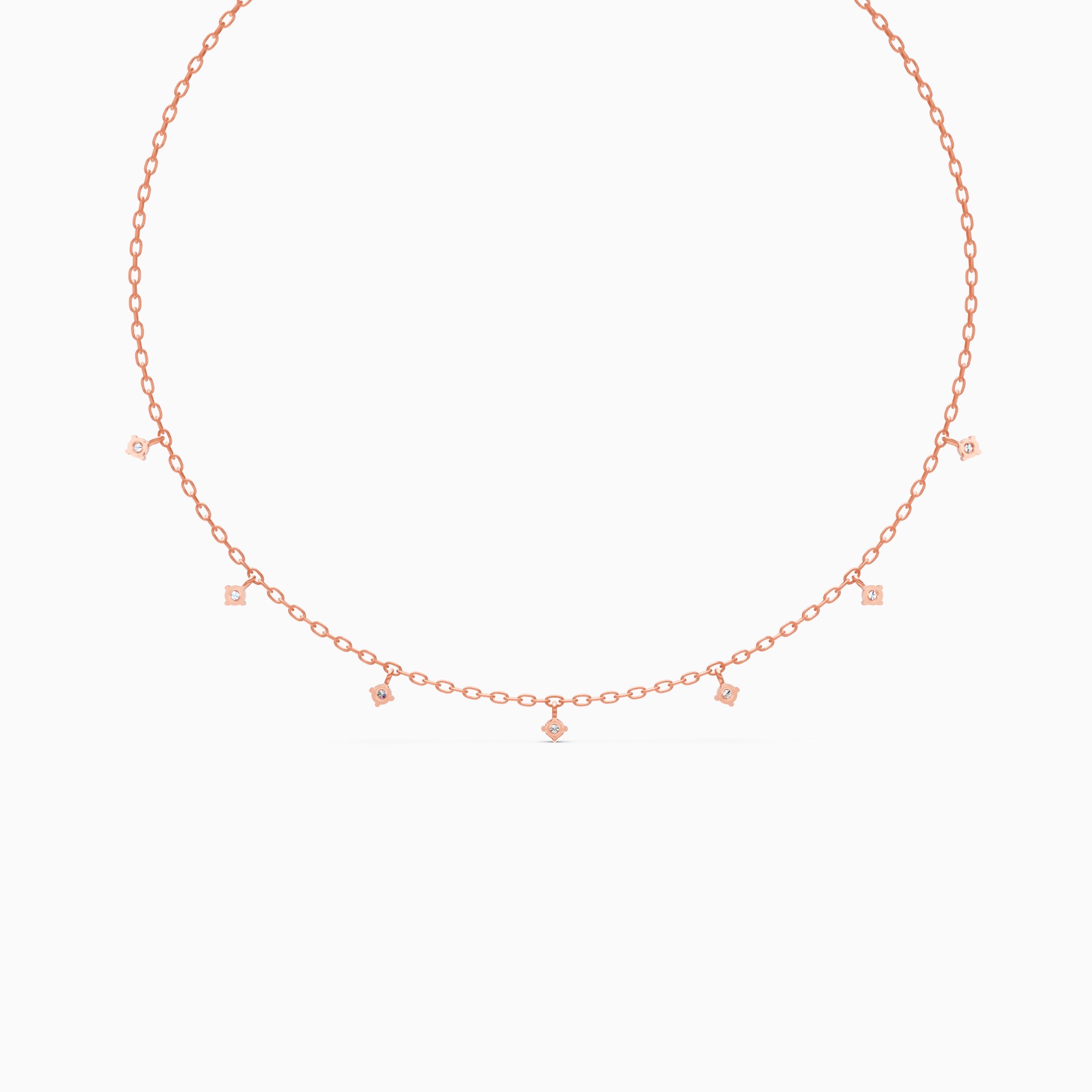 Twinkle Drops Lab Grown Diamond Necklace